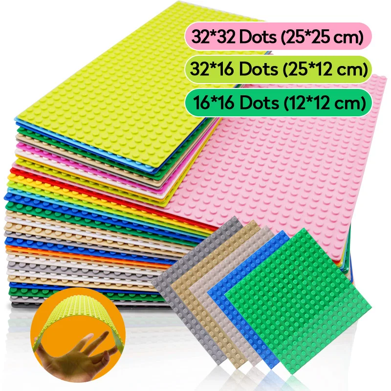 

Classic City Road Street Baseplate Block Straight Crossroad Curve T-Junction DIY Assembly Building Blocks Parts Base Plate Gift