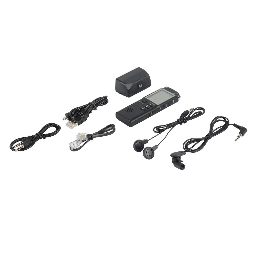 Портативный Профессиональный цифровой диктофон 8 ГБ 16 USB 2 0 ЖК дисплей