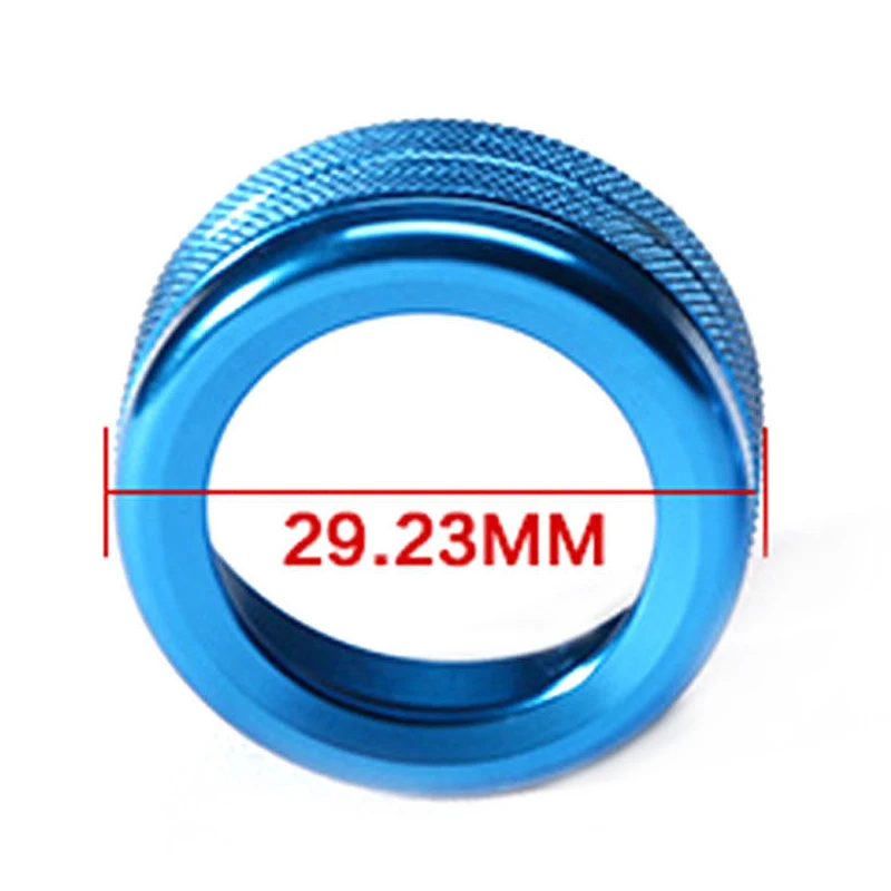 

Car Interior Audio Panel Air Conditioner Knob Decorative Ring Aluminum Trim For Porsche Macan Cayenne Panamera Car Accessories