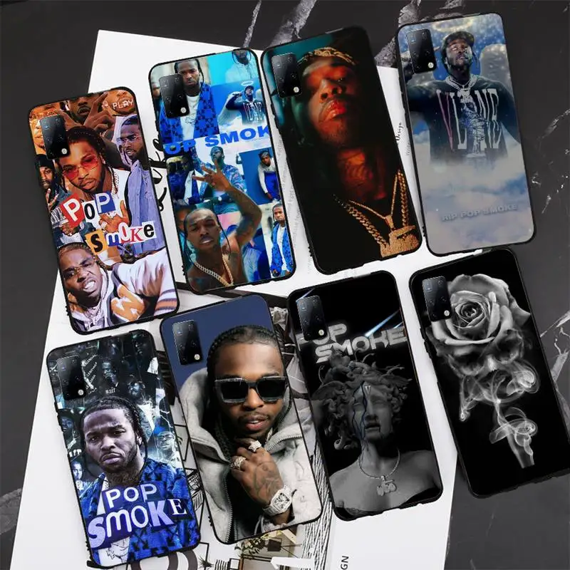 

Pop Smoke rapper Phone Case for Samsung A71 A80 A91 A01 A02 A11 A12 A21S A31 A32 A20E M10 M11 M20 M30 M31 M31S M21 cover