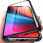 Чехол-книжка для iphone 13 Pro Max, двусторонний, с закаленным стеклом, с поворотом на 360 