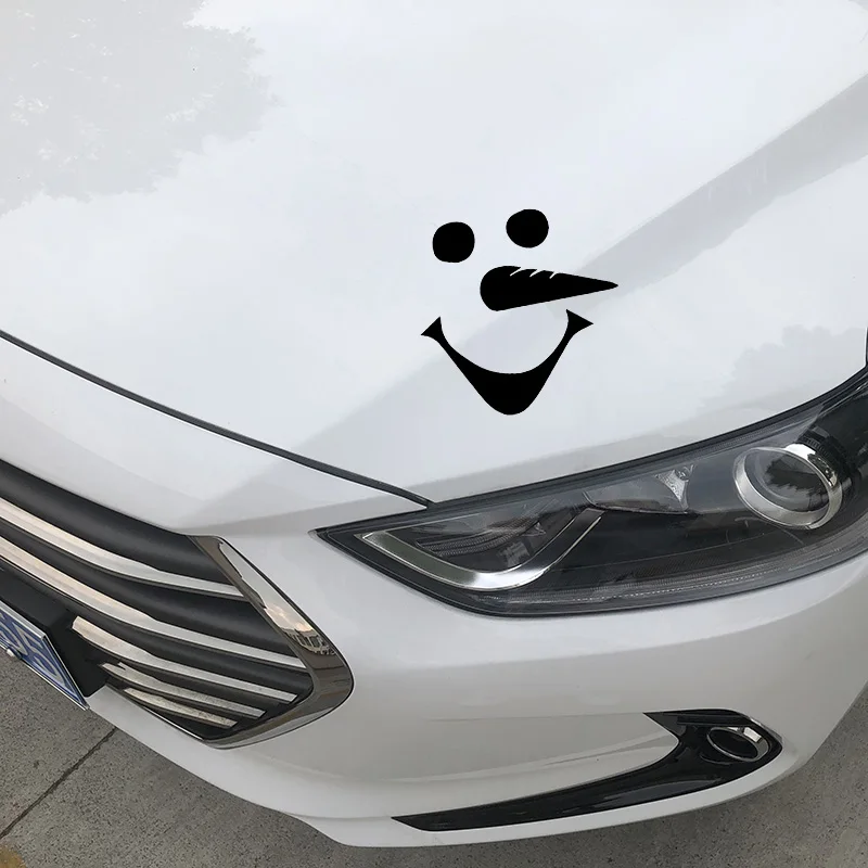 

Snowman Ghost Face Creative Car Decal Vinyl Car Sticker Cartoon Anime Car Accessories Sticker Decal ZWW-2712, 17cm * 16.7cm