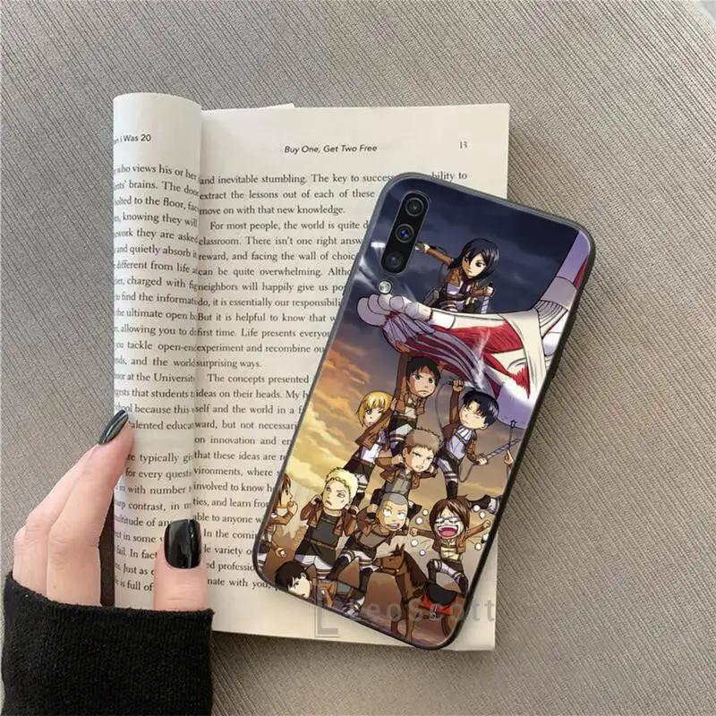 

attack on titan Phone Case For Samsung Galaxy S5 S6 S7 S8 S9 S10 S10e S20 edge plus lite
