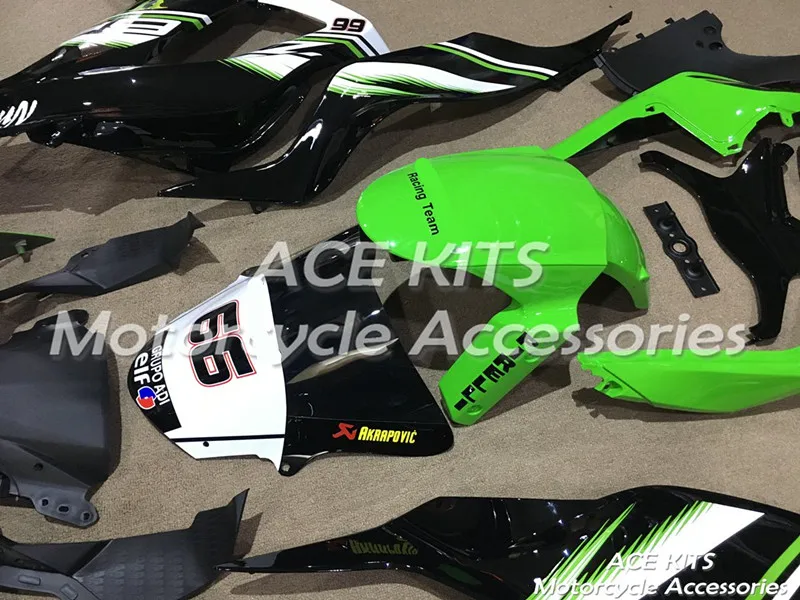 Новинка из АБС-пластика для мотоцикла обтекатель для kawasaki Ninja ZX6R 636 2013 впрыска bodywor любого цвета, подходят к любому у ACE № 40