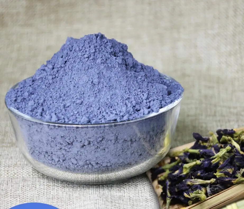 Органическая голубая бабочка горох цветок порошок для натуральных пищевых