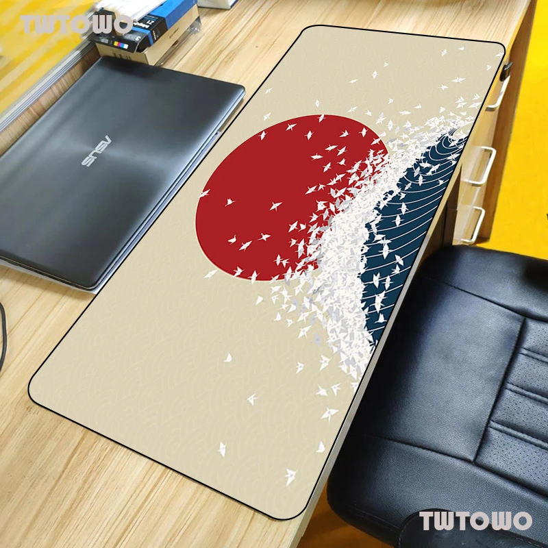 Японский искусство OEM под заказ коврик для мыши с принтом Mat большой игровой