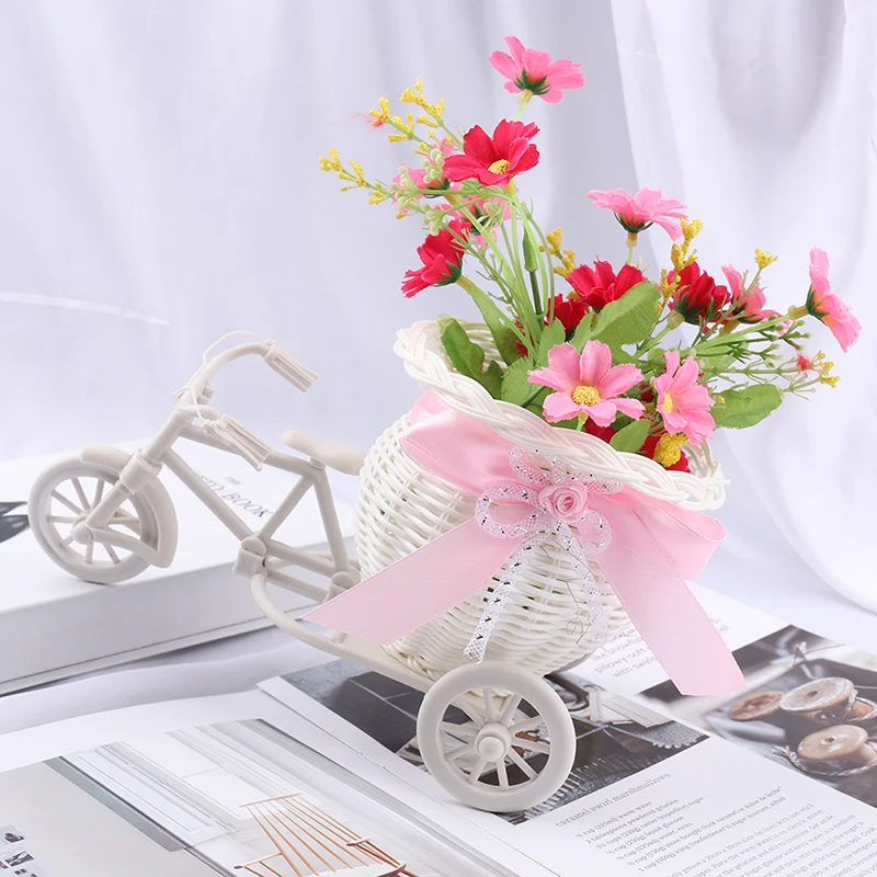 Белая Цветочная корзина контейнер цветочное растение ваза для дома свадебная