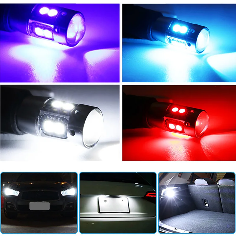 Светодиодная лампа ANMINGPU T10 W5W 2 шт. 6000K 3030SMD 194 168 светодиодный светильник для салона
