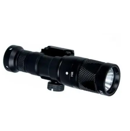 BK Тактический SF M300V IR Scout Light WeaponLight белый и светодиодный ИК-фонарик постоянный мгновенный выход 20 мм рельс для охоты - Цвет: BK
