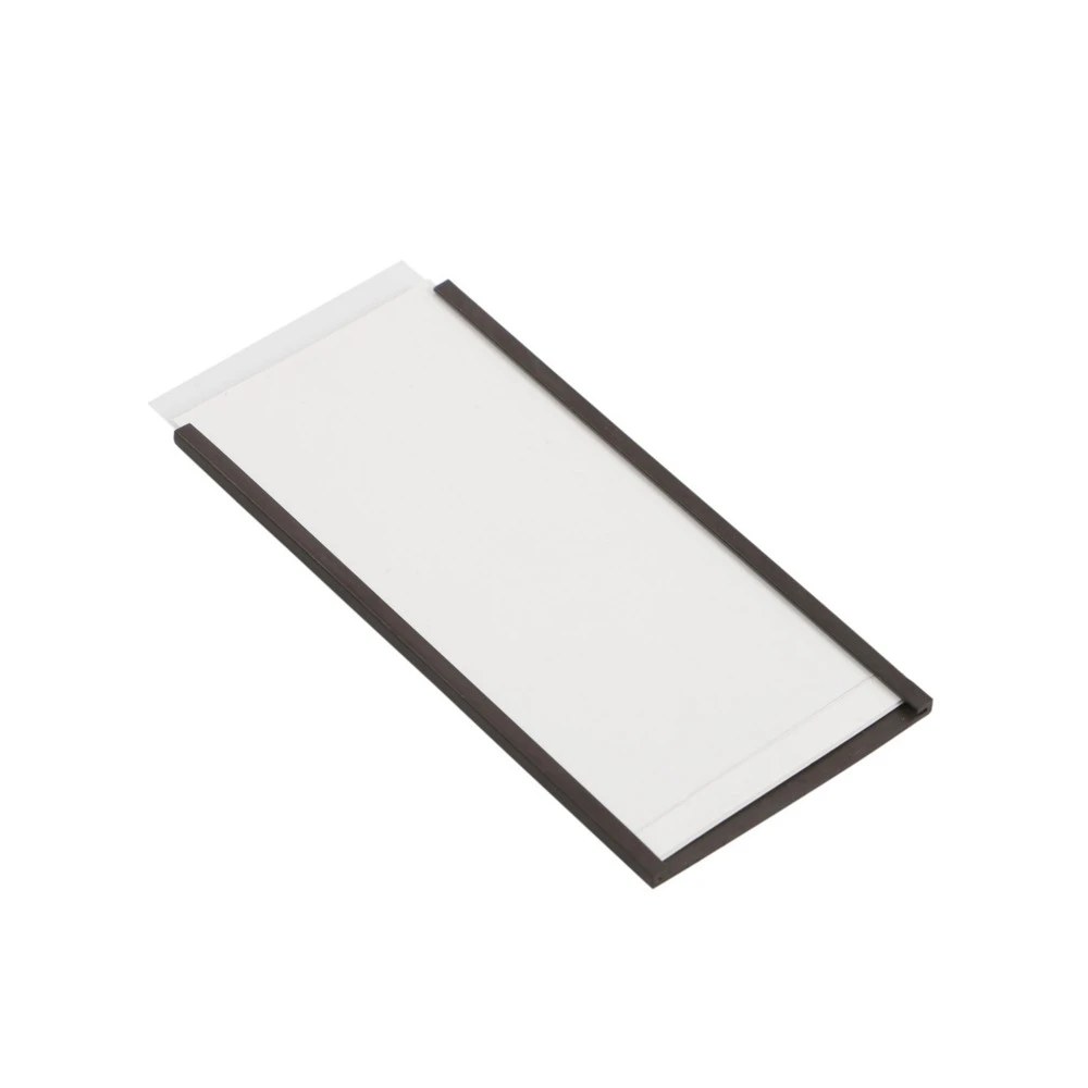 

50pcs Magnetic Label Holders with Magnetic Data Card Holders with Clear Plastic Protectors for Metal Shelf 1 x 2 Inch