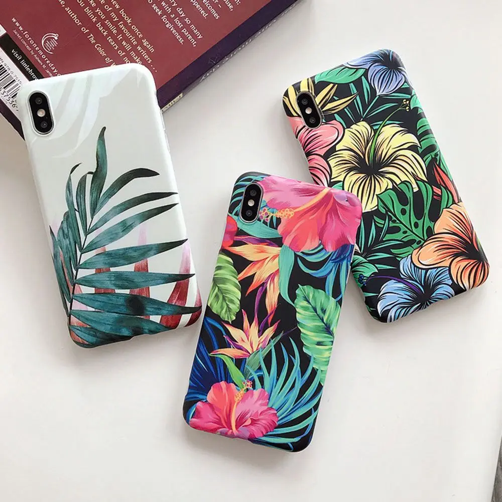 KISSCASE цветочный чехол для iPhone 11 Xr Xs 7 8 6s Plus Мягкий телефона Pro Max 6 Чехол Couqe|Бамперы| |