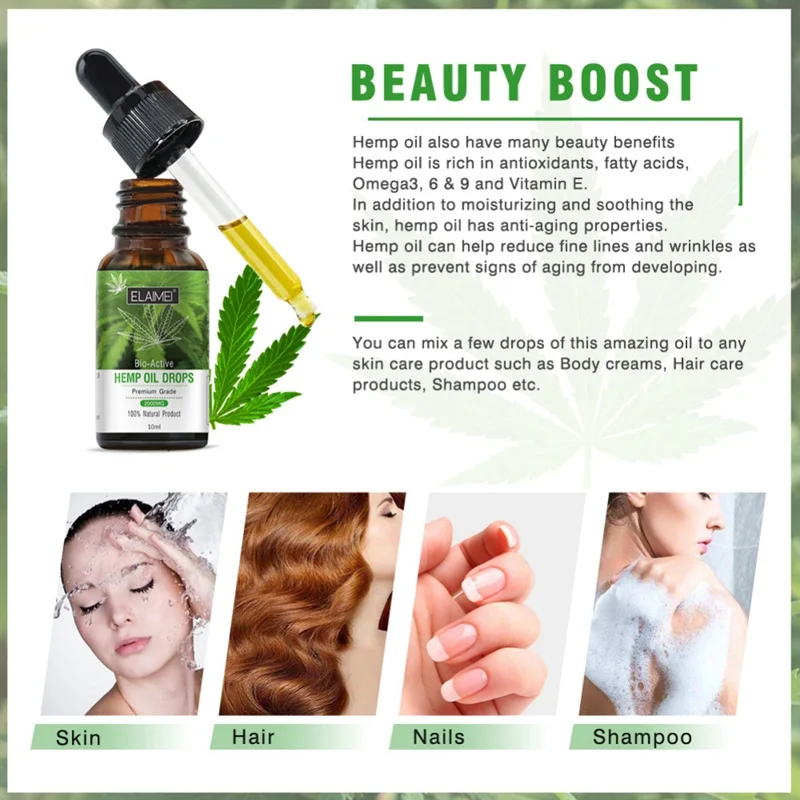 

Hemp Seed Oil Relieve Pain Improve Sleeping Promote Blood Circulation Hemp Seed Massage Oil