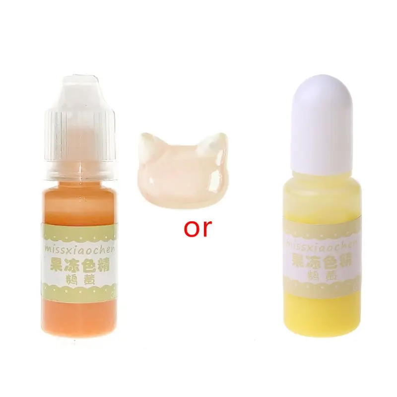 24 полупрозрачных желеобразных цвета жидкий пигмент для эпоксидной смолы