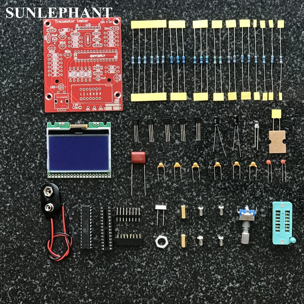 Новый Электрический высококачественный Графический кодировщик DIY M12864, тестер транзисторов, переключатель управления версией, простой в использовании 75x63 мм