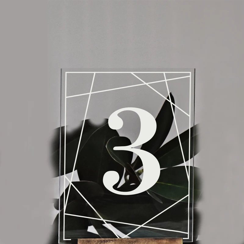 

Personalized Wreath Wedding Table Numbers Modern Table Signs Leaves Decor Table Decor Clear Acrylic Wedding Table Number