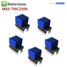 TMC2209 stepper motor driver TMC 2209 engine parts stepping driver board 3d printer stepstick module cnc controller for Nema 17