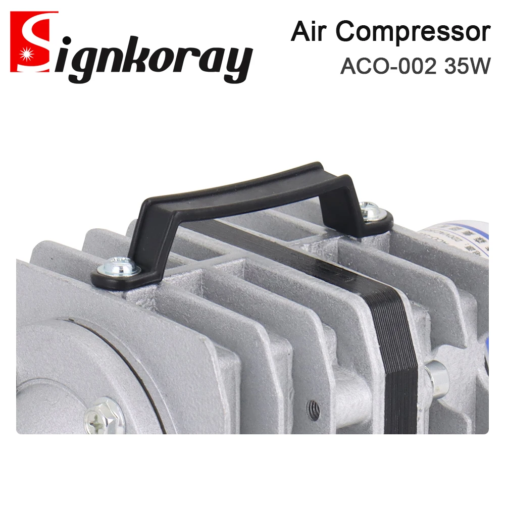 SignkoRay 35 Вт ACO-002 воздушный компрессор 40 л/мин Электрический магнитный насос для