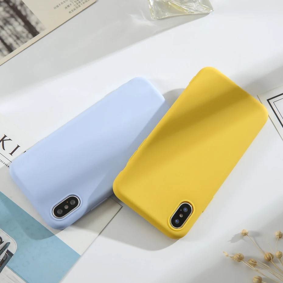 Matte Case for XIAOMI MI 9 SE 9T REDMI 7A 7 K20 Note Cute Soft TPU Silicone Full Protection Cover | Мобильные телефоны и