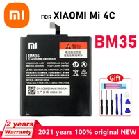 xiaomi original new 3080mah bm35 battery for xiaomi mi 4c mi4c moible phone high quality batteries with free toolsstickers