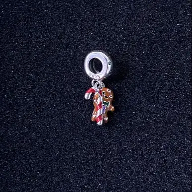 

Classic Santa Crutches Pendant Charm 2021 Winter 925 Sterling Silver Bead Fit Original Pandora Bracelet Women Jewelry Gift