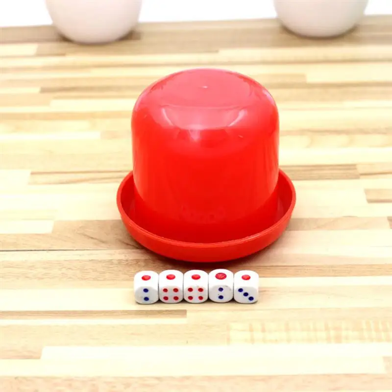 1 набор случайных чашек для кубиков прочная коробка с кубиками крышкой поддона