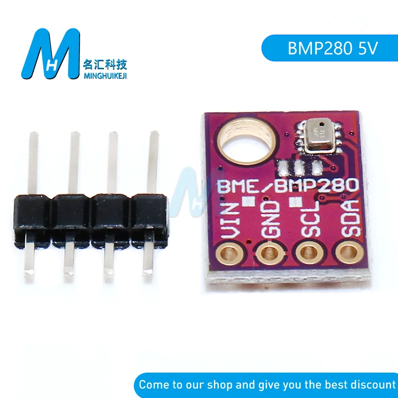 1 шт. новые BME280 5V BMP280 цифровой модуль Температура барометрическое давление