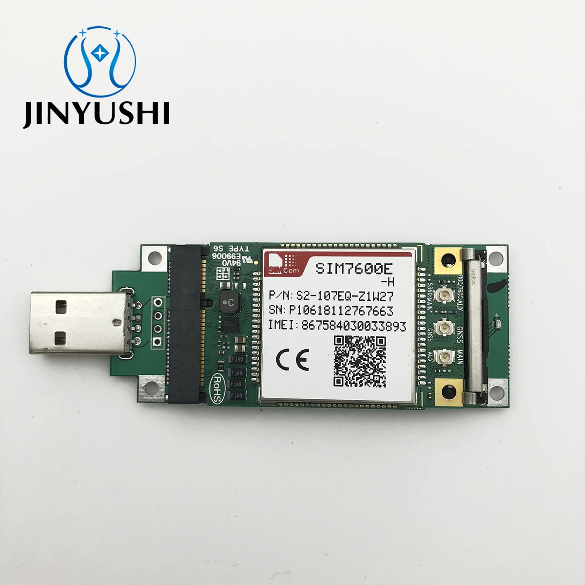 Mini pci-express to usb adapter and SIMCOM SIM7600E-H pci-e B38/B40/B41/B1/B3/B5/B7/B8/B20 Cat4 modem |