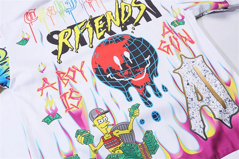 

Hip Hop Hoodies Graffiti Cartoon Anime Full Printed Funny Unisex Japanese Streetwear Harajuku Pullover Men Sweatshirts Hoodie