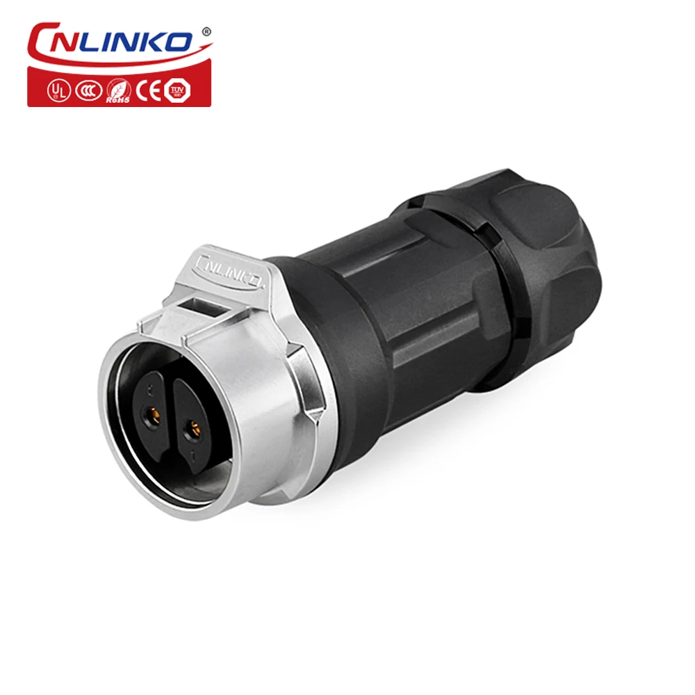 Полуметаллический разъем CNLINKO M16 2 9 открытый кабель панель IP67 Светодиодный