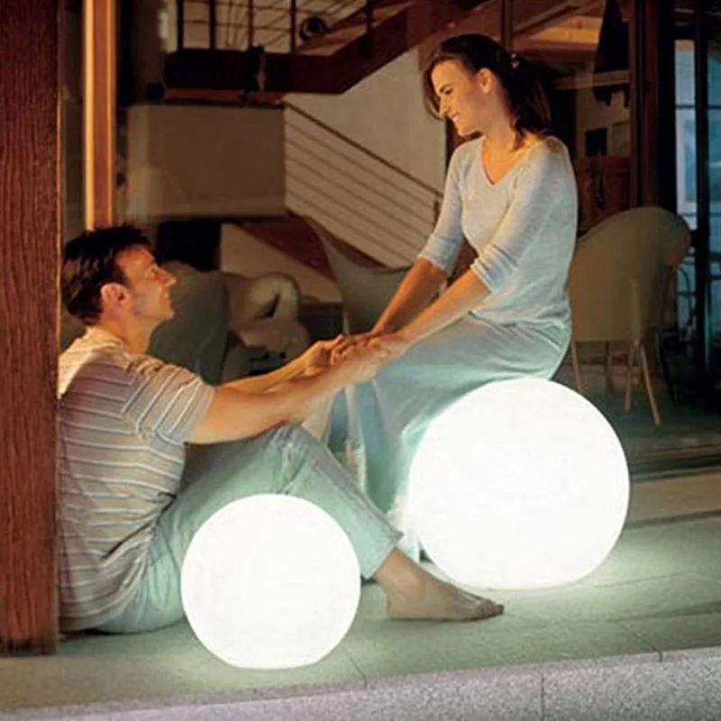 

Solar Power LED Ball Lamp Color Changing/Steady RGB Light Rechargeable Pool Garden Decor Light JDH88