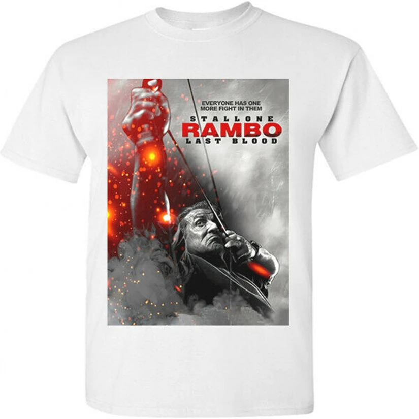 Новая футболка Рэмбо последняя кровь V Movie Silvester Stallone 2019 Размер s m l Xl 2Xl футболка| |