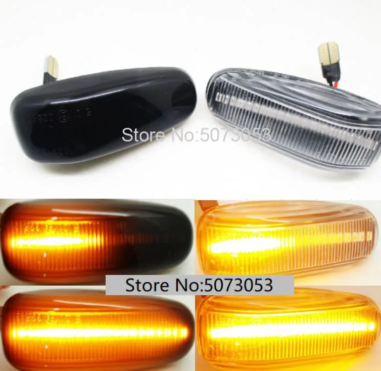 2 pieces Led Dynamic Side Marker Turn Signal Light Sequential Blinker Light For Mercedes BENZ W210 W202 W208 R170 Vito W638