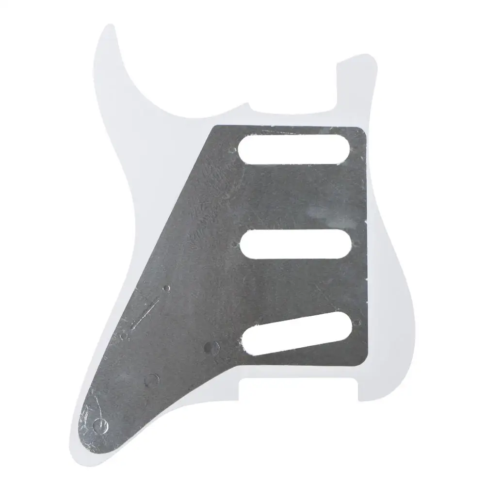 FLEOR Красный панцирь черепахи без отверстия гитарная накладка SSS и спины плитов