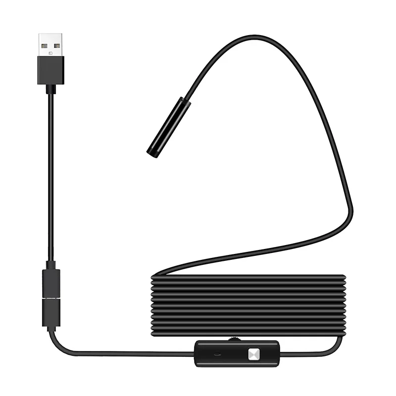 

1/2/3/5m 5.5mm Waterproof Mini Android PC HD Endoscope Snake Borescope USB Inspection Camera