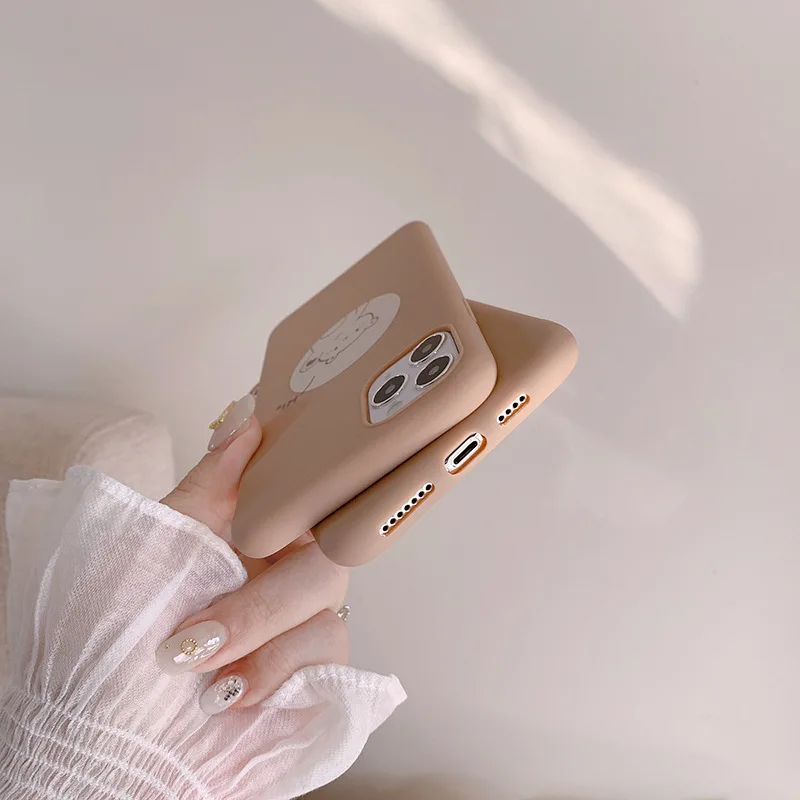 Милый чехол в стиле ретро с медведем Hi для iPhone 11 Pro MAX XS XR X силиконовый 7 Plus 8