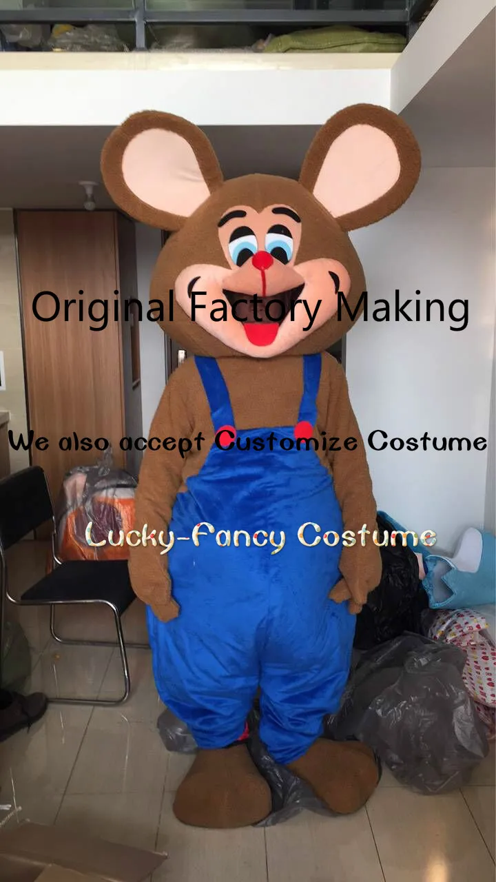 Фотостудия Все Размеры Mr Mouse Fursuit костюм талисмана косплей платье Хэллоуин Carvinal