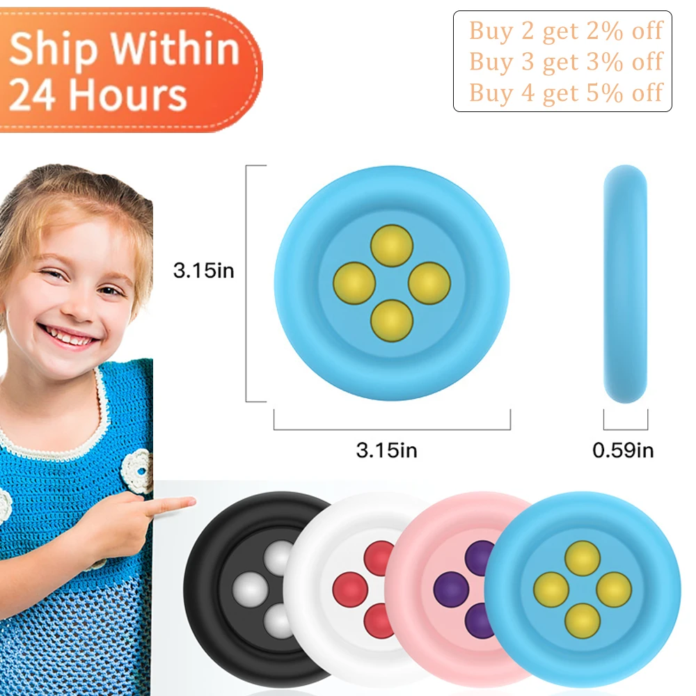 

Pink Pop Buttons Fidget Reliver Stress Toys Squishy Sensory Rainbow Push Bubble Antistress Toys Adult Children Relieve Autism