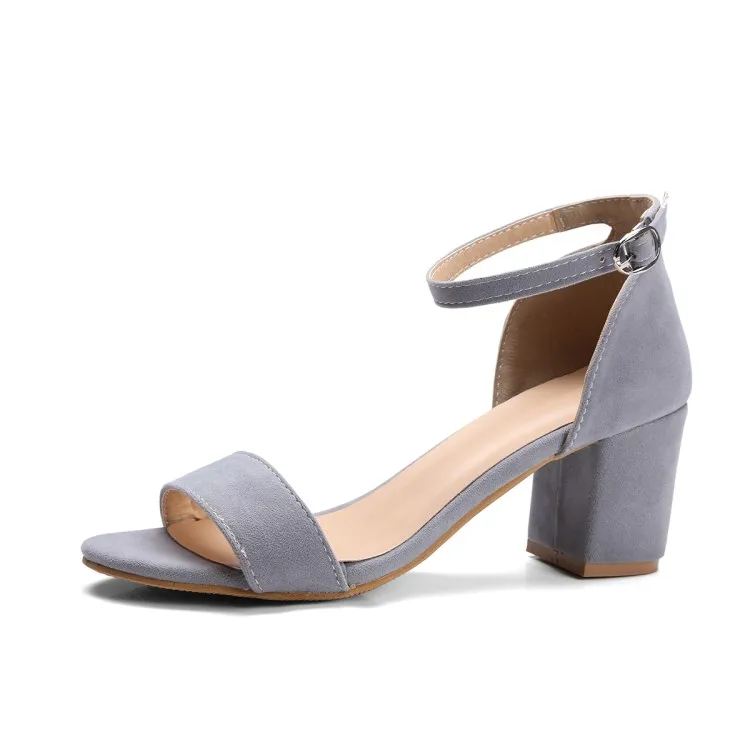 Сандалии женские на высоком каблуке Босоножки с открытым носком однослойная