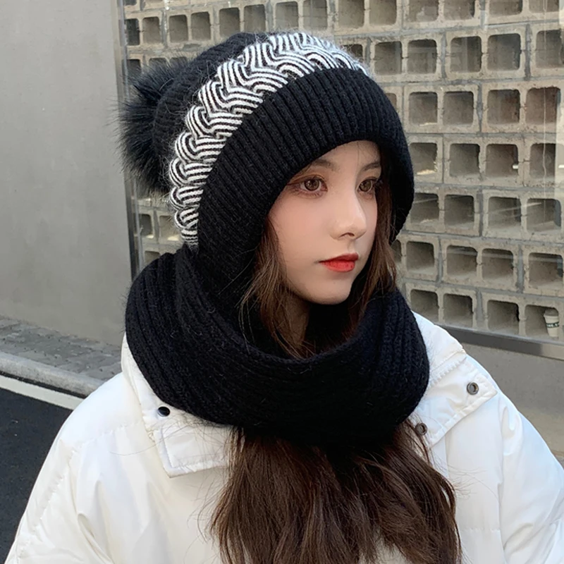 

Woolen Cap Children Autumn and Winter Wild Winter Cute Cold Protection Earflaps Warm Thickened Knitted Hat