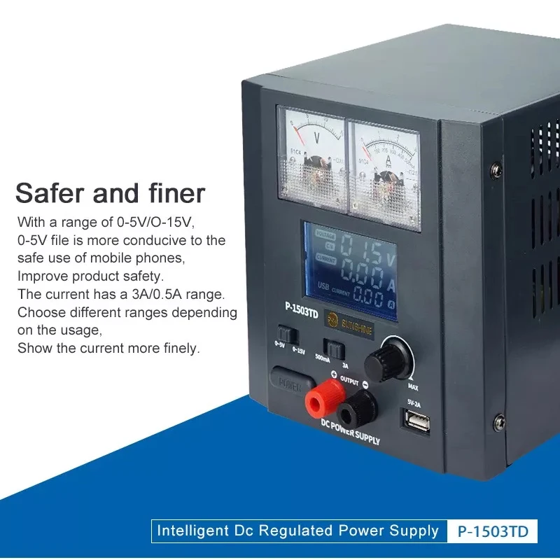 Ремонт телефона 15v 3A 5A P 1503td Интеллектуальный Dc Регулируемый источник питания