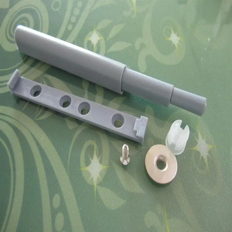 10 шт. пластиковый шкафчик защелка дверного ящика кнопка для открытия системы