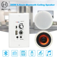 300w 6 5 inch bluetooth compatible ceiling speaker wall mount home theater system support bt 5 0 audio receiver dropshipping