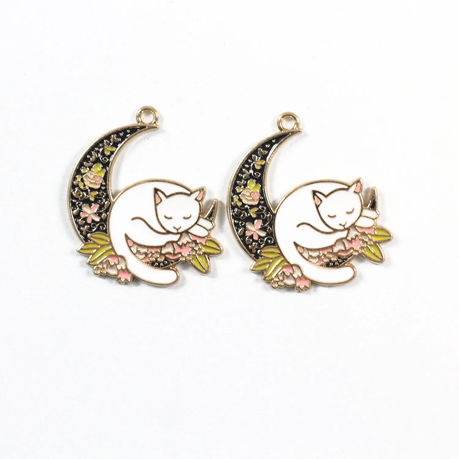 

Подвески с кошачьей коалой для изготовления ювелирных изделий, сережек, браслетов и ожерелий, 10 шт.