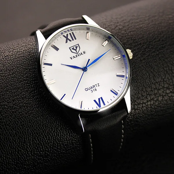 2020 Classic Large Dial Men Quartz Watch Relogio Masculino Leather Strap Sport Wristwatch Reloj Male Clock Homme Saati | Наручные часы