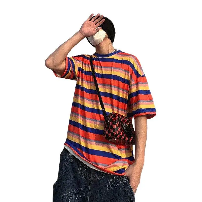 

Men's T-shirt Harajuku Oversized Casual T-shirt 3D Graphic Animation Graphic T-shirt Hip Hop Fitness Sports Sweat-absorbent Top