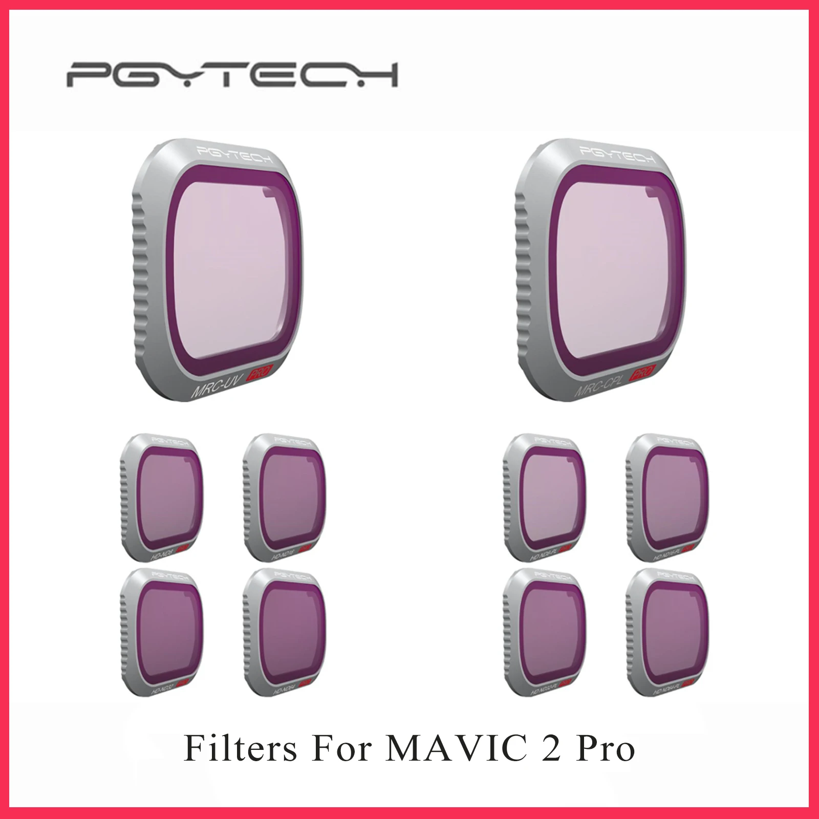 

Фильтр PGYTECH Mavic 2 Pro MRC UV/CPL/ND 8 16 32 64 PL набор ND8 ND16 ND32 ND64 Набор фильтров для объектива для камеры Mavic 2Pro