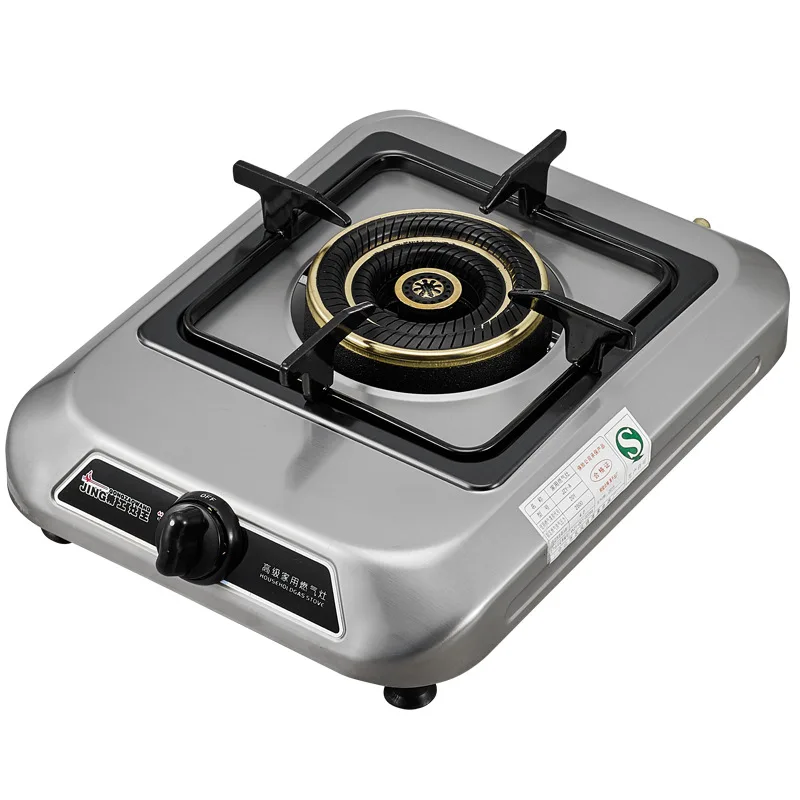 Бытовая столешница тяжелая плита высокая огнеупорная газовая с одним глазом