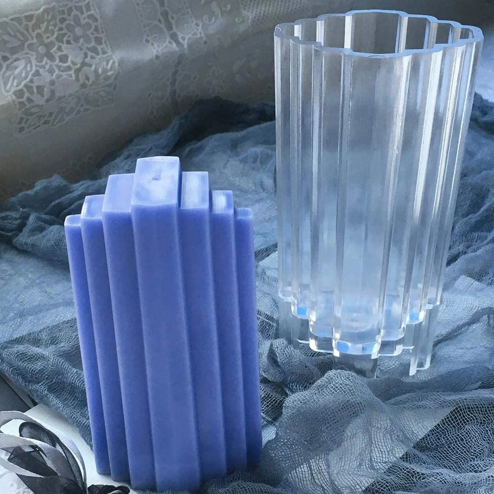 

Candle Mould Soap Mold 3D DIY Mold Hand-Made Soy Aroma Wax Soap Candles Mold Trapezoidal Iceberg Shape For Paraffin Wax Beeswax