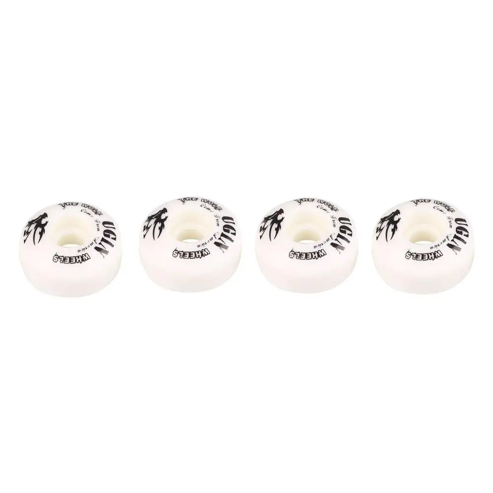 

Skateboard Whee Pro PU 52mm White Anti Shock Necessity Children Skater