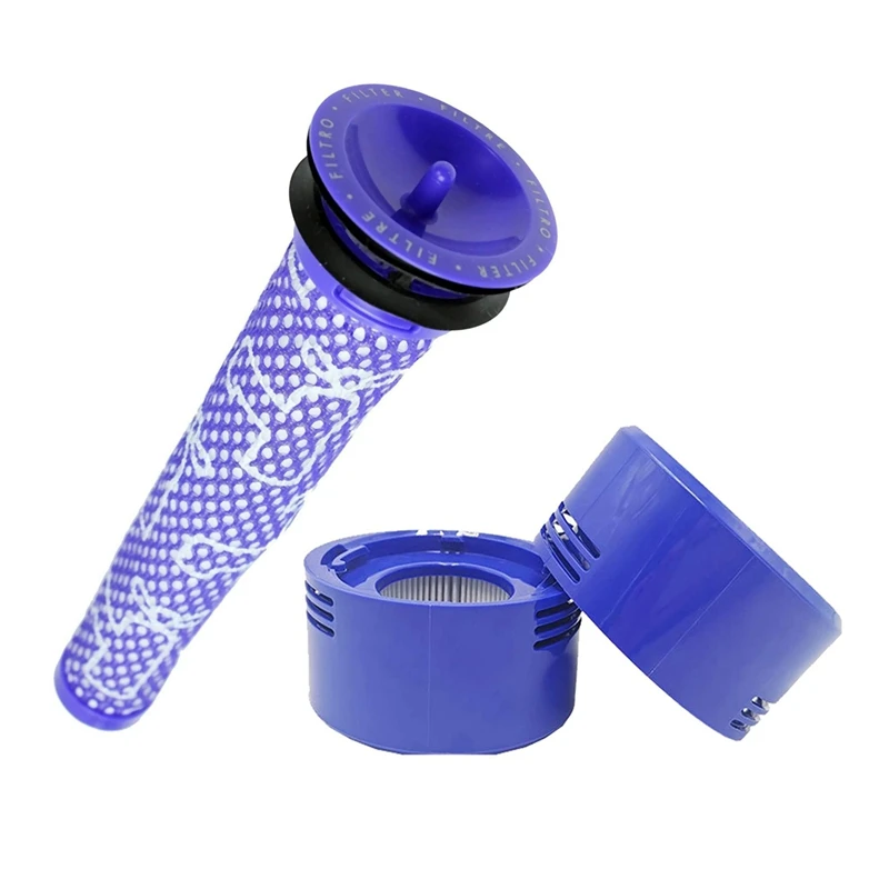 

Hot 2 Set Vacuum Cleaner Accessories: 1 Set Filter with Cleaning Brush & 1 Set Filters HEPA Post Filter Replacement Kit